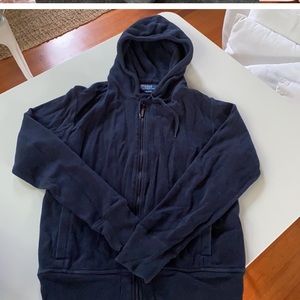 Navy Ralph Lauren Polo knit hoodie